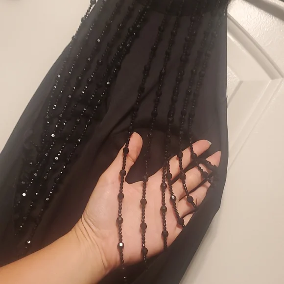 ✨️⭐️✨️⭐️✨️Black long dress - Picture 3 of 8